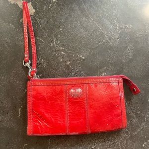 Red COACH Wallet